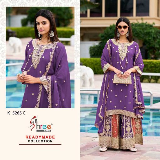 Shree Fabs K 5265 A D Chinon Readymade Salwar Suit Catalog 4 Pcs 2 510x510 - Shree Fabs K 5265 A-D Chinon Readymade Salwar Suit Catalog 4 Pcs