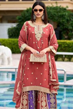 Shree Fabs K 5265 A-D Chinon Readymade Salwar Suit Catalog 4 Pcs