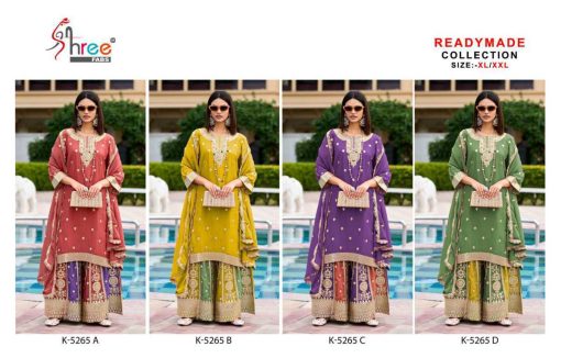 Shree Fabs K 5265 A D Chinon Readymade Salwar Suit Catalog 4 Pcs 5 510x326 - Shree Fabs K 5265 A-D Chinon Readymade Salwar Suit Catalog 4 Pcs