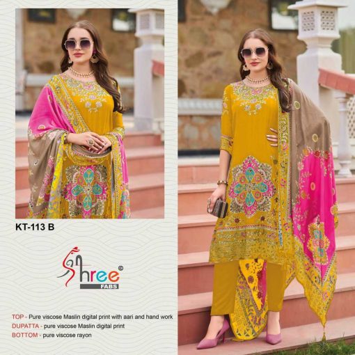 Shree Fabs KT 113 A B Viscose Salwar Suit Catalog 2 Pcs 1 510x510 - Shree Fabs KT 113 A-B Viscose Salwar Suit Catalog 2 Pcs