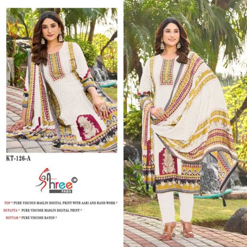 Shree Fabs KT 126 Muslin Salwar Suit Catalog 2 Pcs 4 510x510 - Shree Fabs KT 126 Muslin Salwar Suit Catalog 2 Pcs