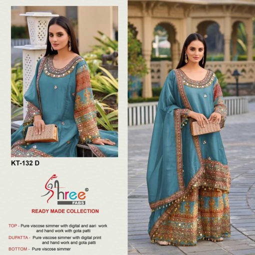 Shree Fabs KT 132 A D Viscose Readymade Salwar Suit Catalog 4 Pcs 1 510x510 - Shree Fabs KT 132 A-D Viscose Readymade Salwar Suit Catalog 4 Pcs