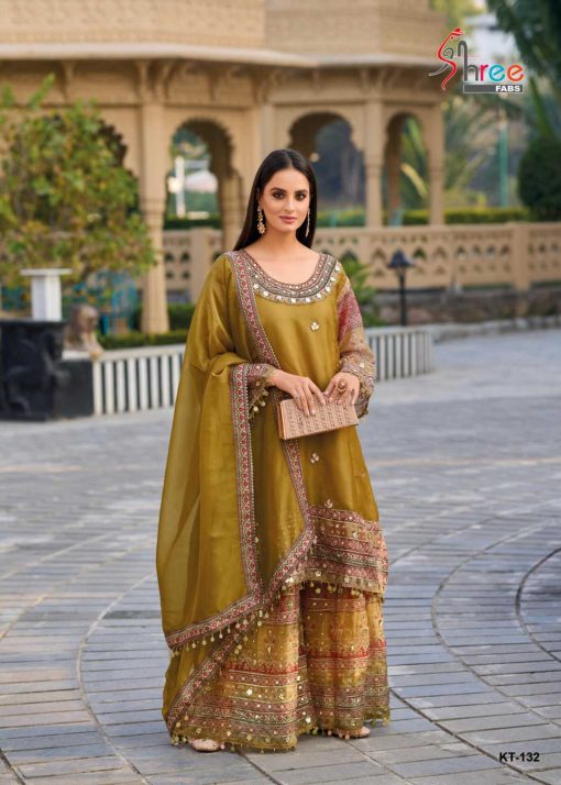 Shree Fabs KT 132 A D Viscose Readymade Salwar Suit Catalog 4 Pcs 5 510x714 - Shree Fabs KT 132 A-D Viscose Readymade Salwar Suit Catalog 4 Pcs