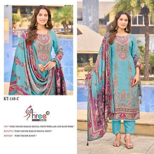 Shree Fabs KT 140 Viscose Salwar Suit Catalog 4 Pcs 4 510x510 - Shree Fabs KT 140 Viscose Salwar Suit Catalog 4 Pcs