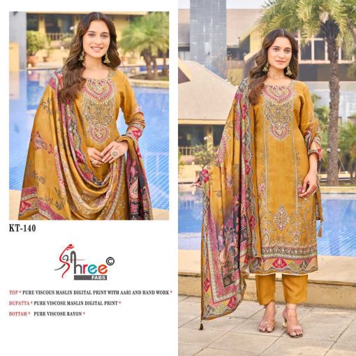 Shree Fabs KT 140 Viscose Salwar Suit Catalog 4 Pcs 7 510x510 - Shree Fabs KT 140 Viscose Salwar Suit Catalog 4 Pcs