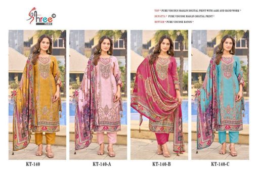 Shree Fabs KT 140 Viscose Salwar Suit Catalog 4 Pcs 8 510x340 - Shree Fabs KT 140 Viscose Salwar Suit Catalog 4 Pcs