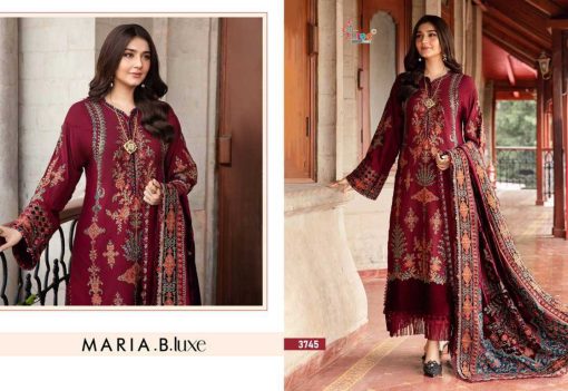 Shree Fabs Maria B Luxe Chiffon Cotton Salwar Suit Catalog 3 Pcs 5 510x351 - Shree Fabs Maria B Luxe Chiffon Cotton Salwar Suit Catalog 3 Pcs