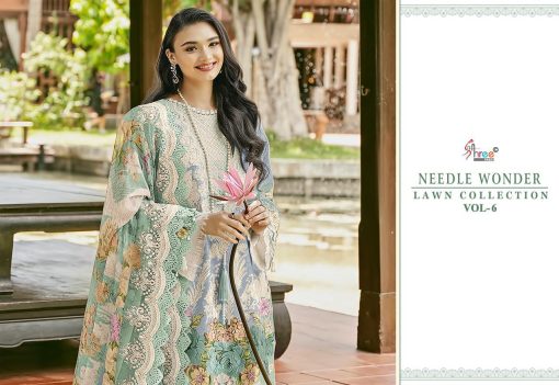 Shree Fabs Needle Wonder Lawn Collection Vol 6 Chiffon Cotton Salwar Suit Catalog 6 Pcs 10 510x351 - Shree Fabs Needle Wonder Lawn Collection Vol 6 Chiffon Cotton Salwar Suit Catalog 6 Pcs