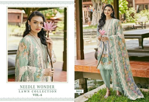 Shree Fabs Needle Wonder Lawn Collection Vol 6 Chiffon Cotton Salwar Suit Catalog 6 Pcs 11 510x351 - Shree Fabs Needle Wonder Lawn Collection Vol 6 Chiffon Cotton Salwar Suit Catalog 6 Pcs