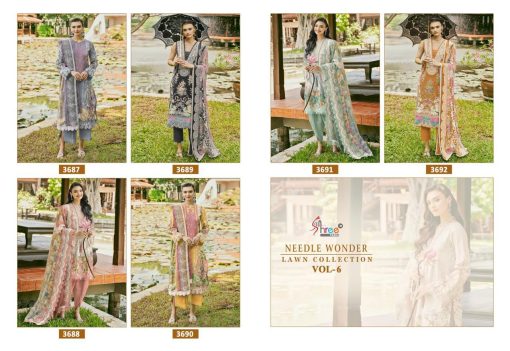 Shree Fabs Needle Wonder Lawn Collection Vol 6 Chiffon Cotton Salwar Suit Catalog 6 Pcs 13 510x351 - Shree Fabs Needle Wonder Lawn Collection Vol 6 Chiffon Cotton Salwar Suit Catalog 6 Pcs