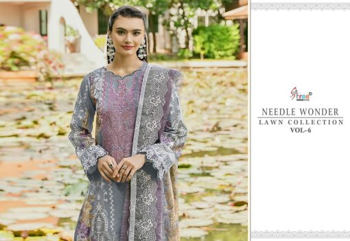 Shree Fabs Needle Wonder Lawn Collection Vol 6 Chiffon Cotton Salwar Suit Catalog 6 Pcs 2 510x351 - Shree Fabs Needle Wonder Lawn Collection Vol 6 Chiffon Cotton Salwar Suit Catalog 6 Pcs