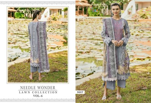 Shree Fabs Needle Wonder Lawn Collection Vol 6 Chiffon Cotton Salwar Suit Catalog 6 Pcs 3 510x351 - Shree Fabs Needle Wonder Lawn Collection Vol 6 Chiffon Cotton Salwar Suit Catalog 6 Pcs