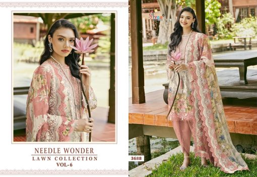 Shree Fabs Needle Wonder Lawn Collection Vol 6 Chiffon Cotton Salwar Suit Catalog 6 Pcs 5 510x351 - Shree Fabs Needle Wonder Lawn Collection Vol 6 Chiffon Cotton Salwar Suit Catalog 6 Pcs