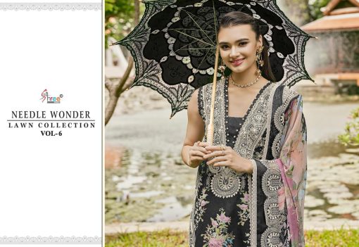 Shree Fabs Needle Wonder Lawn Collection Vol 6 Chiffon Cotton Salwar Suit Catalog 6 Pcs 6 510x351 - Shree Fabs Needle Wonder Lawn Collection Vol 6 Chiffon Cotton Salwar Suit Catalog 6 Pcs