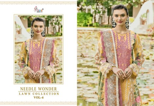 Shree Fabs Needle Wonder Lawn Collection Vol 6 Chiffon Cotton Salwar Suit Catalog 6 Pcs 8 510x351 - Shree Fabs Needle Wonder Lawn Collection Vol 6 Chiffon Cotton Salwar Suit Catalog 6 Pcs