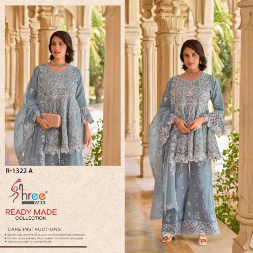 Shree Fabs R 1322 A D Organza Readymade Salwar Suit Catalog 4 Pcs 3 510x510 - Shree Fabs R 1322 A-D Organza Readymade Salwar Suit Catalog 4 Pcs