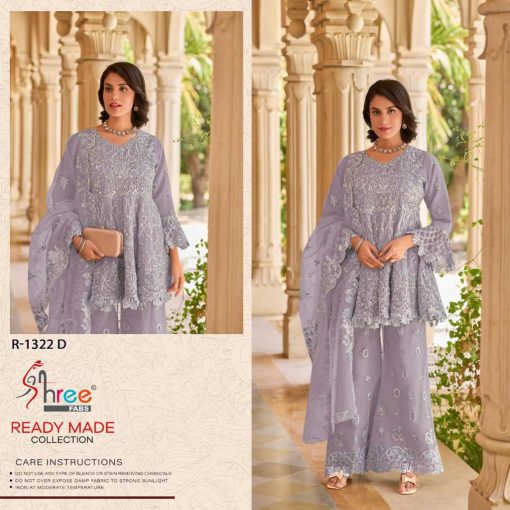 Shree Fabs R 1322 A D Organza Readymade Salwar Suit Catalog 4 Pcs 5 510x510 - Shree Fabs R 1322 A-D Organza Readymade Salwar Suit Catalog 4 Pcs