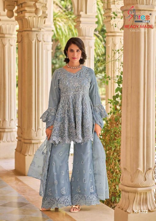 Shree Fabs R 1322 A D Organza Readymade Salwar Suit Catalog 4 Pcs 8 510x725 - Shree Fabs R 1322 A-D Organza Readymade Salwar Suit Catalog 4 Pcs