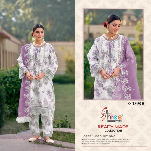 Shree Fabs R 1398 A D Organza Readymade Salwar Suit Catalog 4 Pcs 2 510x510 - Shree Fabs R 1398 A-D Organza Readymade Salwar Suit Catalog 4 Pcs