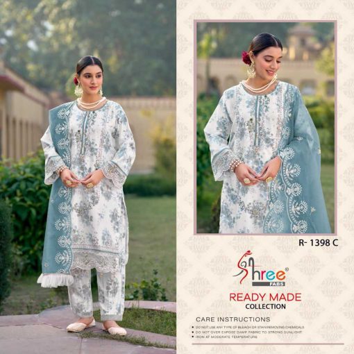 Shree Fabs R 1398 A D Organza Readymade Salwar Suit Catalog 4 Pcs 4 510x510 - Shree Fabs R 1398 A-D Organza Readymade Salwar Suit Catalog 4 Pcs