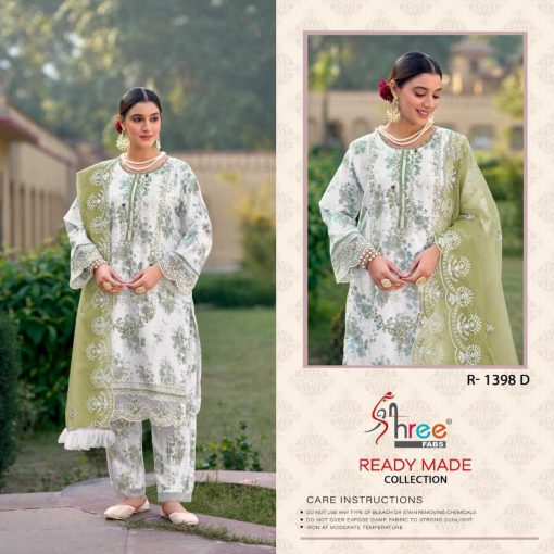 Shree Fabs R 1398 A D Organza Readymade Salwar Suit Catalog 4 Pcs 6 510x510 - Shree Fabs R 1398 A-D Organza Readymade Salwar Suit Catalog 4 Pcs