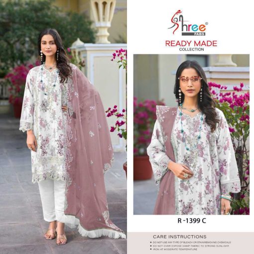 Shree Fabs R 1399 A D Organza Readymade Salwar Suit Catalog 4 Pcs 3 510x510 - Shree Fabs R 1399 A-D Organza Readymade Salwar Suit Catalog 4 Pcs