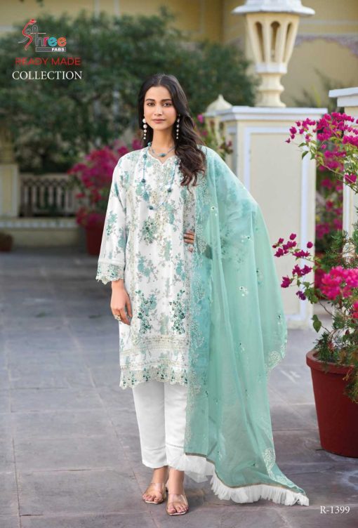 Shree Fabs R 1399 A D Organza Readymade Salwar Suit Catalog 4 Pcs 7 510x752 - Shree Fabs R 1399 A-D Organza Readymade Salwar Suit Catalog 4 Pcs