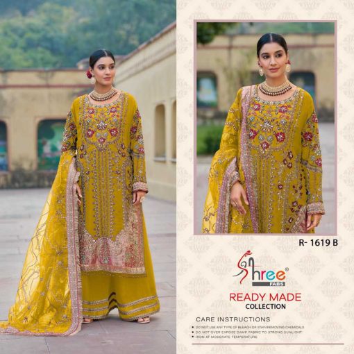 Shree Fabs R 1619 A D Organza Readymade Salwar Suit Catalog 4 Pcs 1 510x510 - Shree Fabs R 1619 A-D Organza Readymade Salwar Suit Catalog 4 Pcs