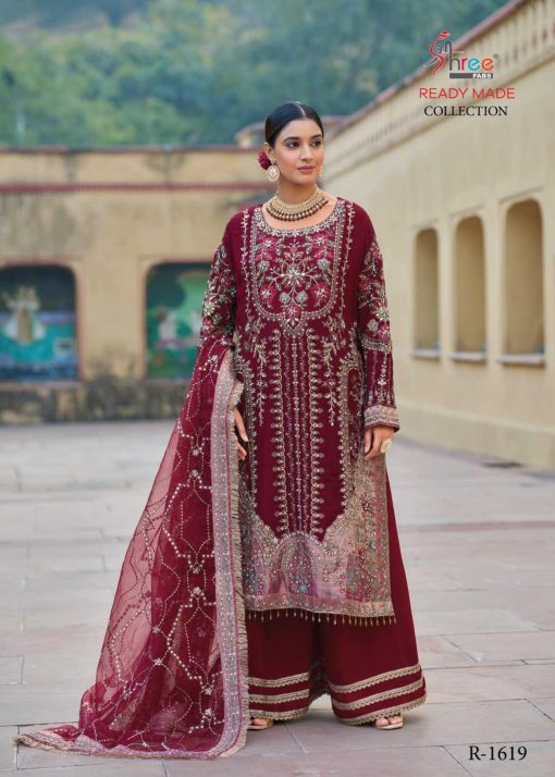 Shree Fabs R 1619 A D Organza Readymade Salwar Suit Catalog 4 Pcs 2 510x714 - Shree Fabs R 1619 A-D Organza Readymade Salwar Suit Catalog 4 Pcs