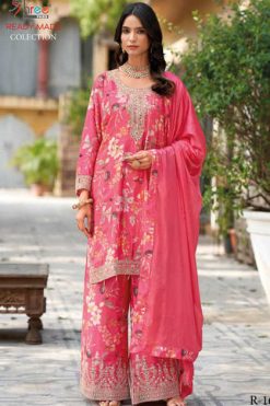 Shree Fabs R 1668 A-D Chinon Readymade Salwar Suit Catalog 4 Pcs