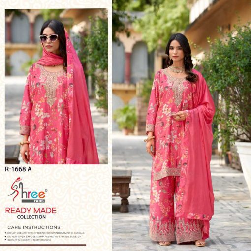 Shree Fabs R 1668 A D Chinon Readymade Salwar Suit Catalog 4 Pcs 5 510x510 - Shree Fabs R 1668 A-D Chinon Readymade Salwar Suit Catalog 4 Pcs