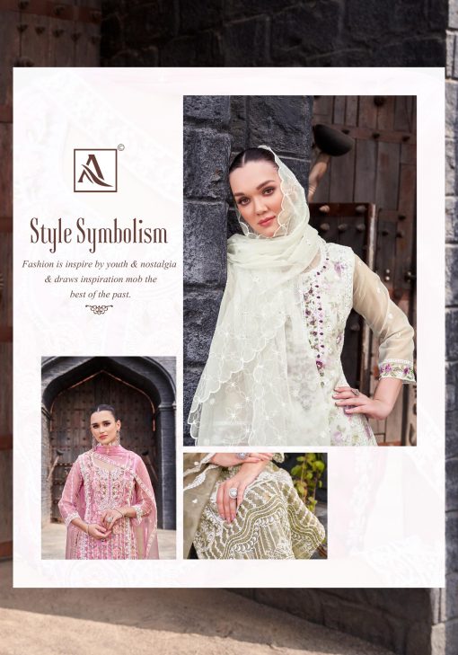 Alok Fantasy Organza Salwar Suit Catalog 6 Pcs 4 510x729 - Alok Fantasy Organza Salwar Suit Catalog 6 Pcs