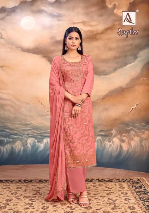 Alok Jupiter Muslin Salwar Suit Catalog 6 Pcs 8 510x728 - Alok Jupiter Muslin Salwar Suit Catalog 6 Pcs