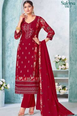 Alok Sakina Vol 2 Viscose Salwar Suit Catalog 4 Pcs