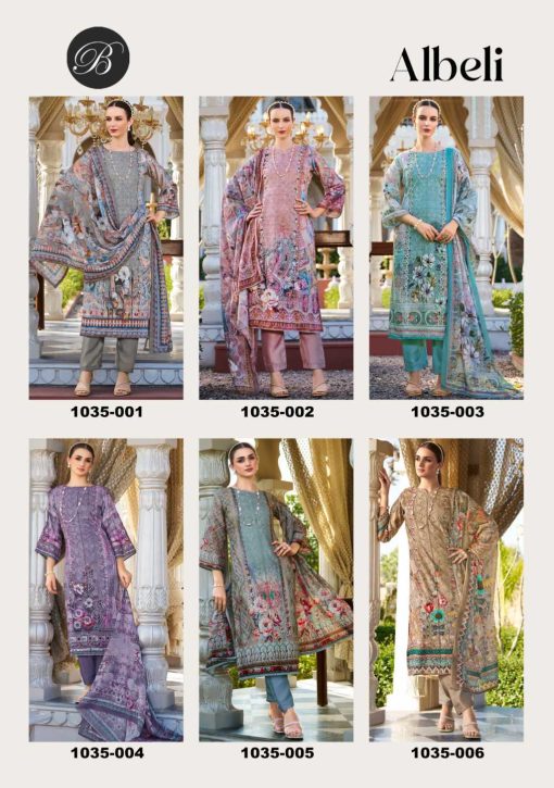 Belliza Albeli Cotton Salwar Suit Catalog 6 Pcs 13 510x725 - Belliza Albeli Cotton Salwar Suit Catalog 6 Pcs