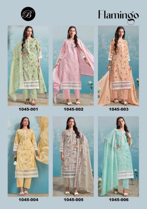 Belliza Flamingo Cotton Salwar Suit Catalog 6 Pcs 10 510x725 - Belliza Flamingo Cotton Salwar Suit Catalog 6 Pcs