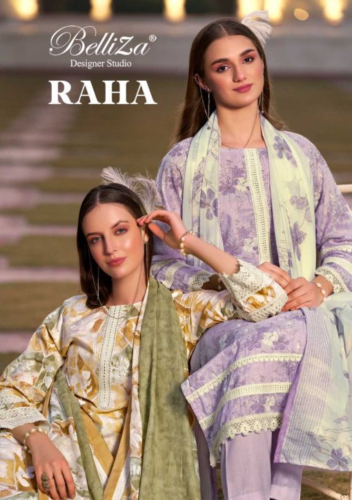 Belliza Raha Cotton Salwar Suit Catalog 6 Pcs 1 510x725 - Belliza Raha Cotton Salwar Suit Catalog 6 Pcs