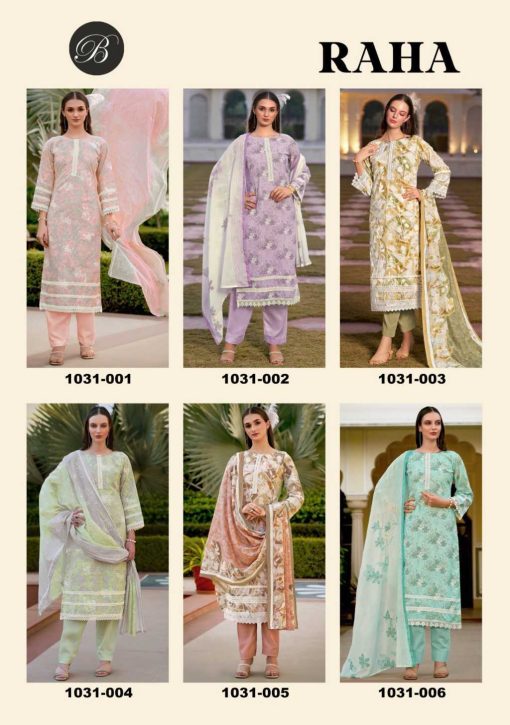 Belliza Raha Cotton Salwar Suit Catalog 6 Pcs 10 510x725 - Belliza Raha Cotton Salwar Suit Catalog 6 Pcs