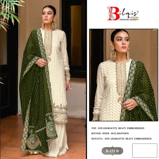 Bilqis B 153 A D Georgette Salwar Suit Catalog 4 Pcs 3 510x510 - Bilqis B 153 A-D Georgette Salwar Suit Catalog 4 Pcs