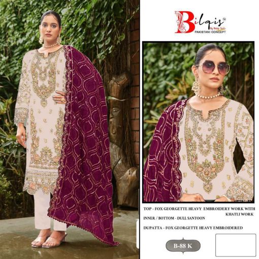 Bilqis B 88 J M Georgette Salwar Suit Catalog 4 Pcs 3 510x510 - Bilqis B 88 J-M Georgette Salwar Suit Catalog 4 Pcs