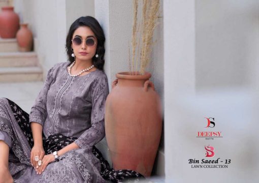 Deepsy Bin Saeed Lawn Collection Vol 13 Salwar Suit Catalog 8 Pcs 1 510x360 - Deepsy Bin Saeed Lawn Collection Vol 13 Salwar Suit Catalog 8 Pcs