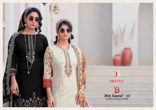 Deepsy Bin Saeed Lawn Collection Vol 13 Salwar Suit Catalog 8 Pcs 7 510x360 - Deepsy Bin Saeed Lawn Collection Vol 13 Salwar Suit Catalog 8 Pcs