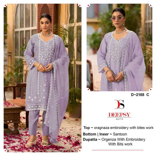 Deepsy DN 2188 A D Organza Salwar Suit Catalog 4 Pcs 2 510x510 - Deepsy DN 2188 A-D Organza Salwar Suit Catalog 4 Pcs