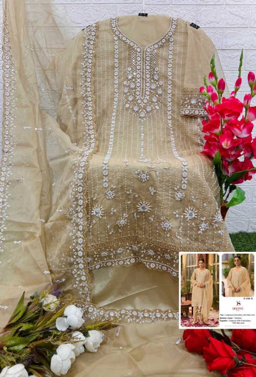 Deepsy DN 2188 A D Organza Salwar Suit Catalog 4 Pcs 5 510x750 - Deepsy DN 2188 A-D Organza Salwar Suit Catalog 4 Pcs