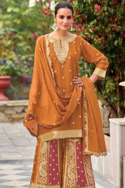 Deepsy DN 703 H-K Readymade Chinon Salwar Suit Catalog 4 Pcs