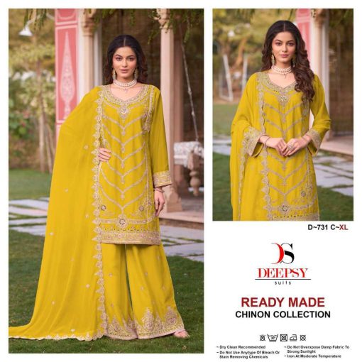 Deepsy DN 731 A D Readymade Chinon Salwar Suit Catalog 4 Pcs 1 510x510 - Deepsy DN 731 A-D Readymade Chinon Salwar Suit Catalog 4 Pcs