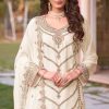 Deepsy DN 731 A-D Readymade Chinon Salwar Suit Catalog 4 Pcs