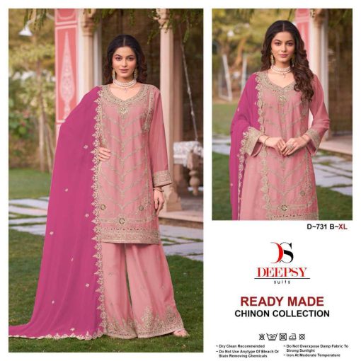 Deepsy DN 731 A D Readymade Chinon Salwar Suit Catalog 4 Pcs 2 510x510 - Deepsy DN 731 A-D Readymade Chinon Salwar Suit Catalog 4 Pcs