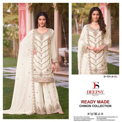 Deepsy DN 731 A D Readymade Chinon Salwar Suit Catalog 4 Pcs 4 510x510 - Deepsy DN 731 A-D Readymade Chinon Salwar Suit Catalog 4 Pcs