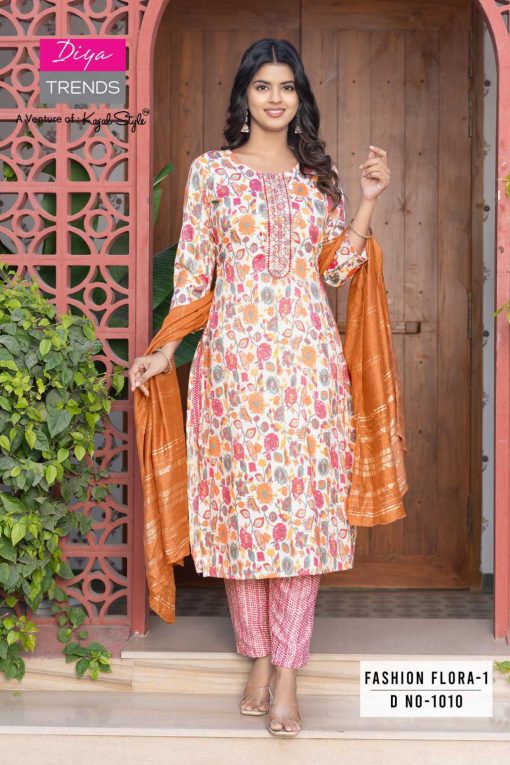 Diya Trends Fashion Flora Vol 1 by Kajal Style Kurti with Dupatta Bottom Fancy Catalog 12 Pcs 6 510x765 - Diya Trends Fashion Flora Vol 1 by Kajal Style Kurti with Dupatta Bottom Fancy Catalog 12 Pcs